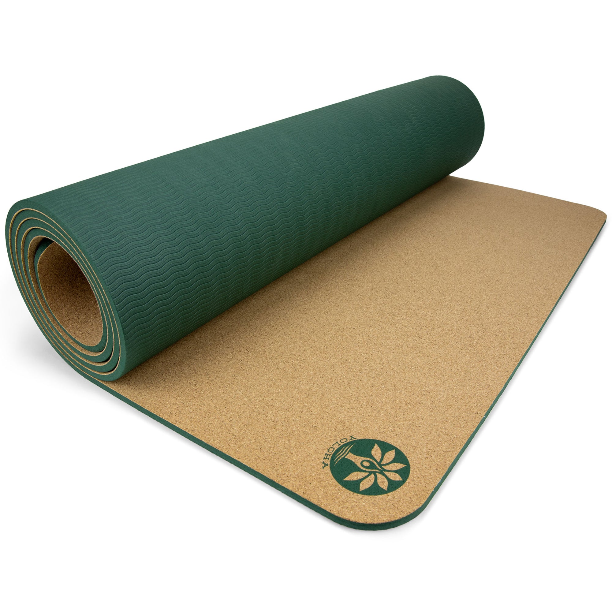 Aura Cork Yoga Mat + Plant Foam - Yoloha Yoga