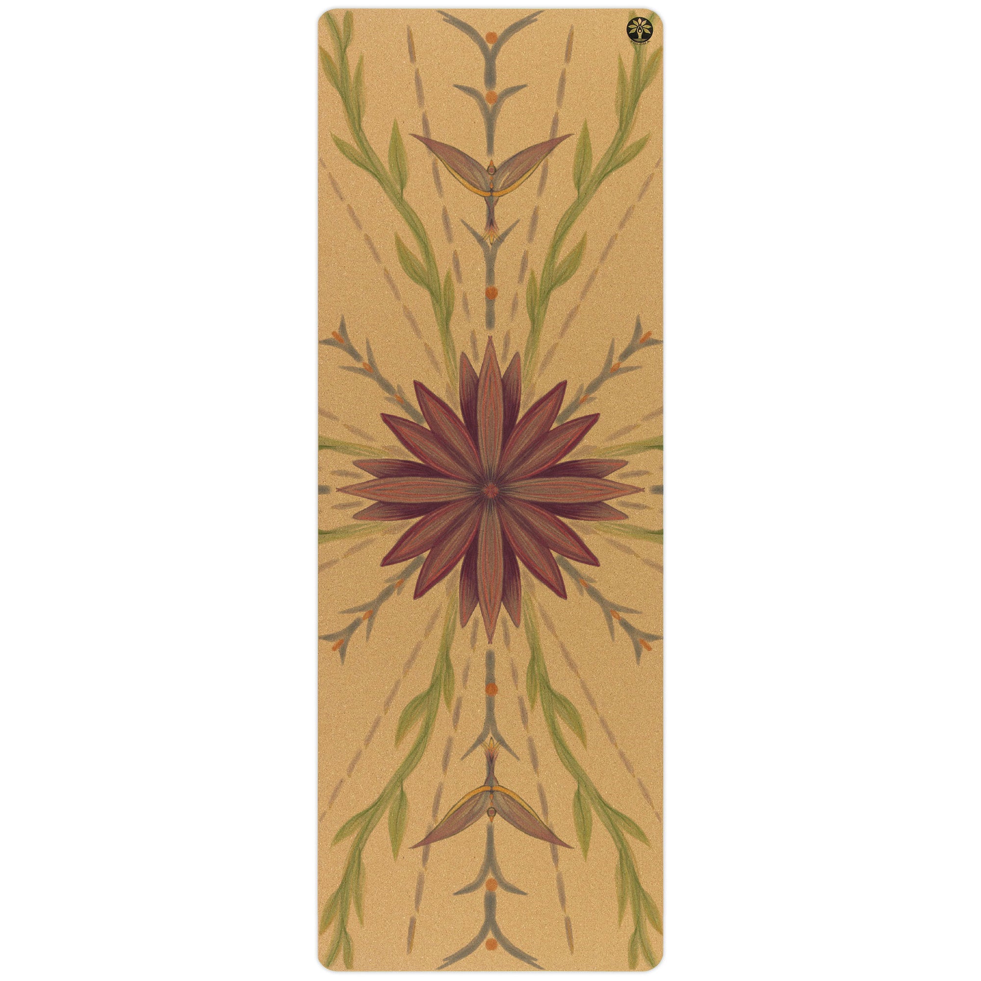 Flight Home Aura Cork Yoga Mat + Plant Foam - Yoloha Yoga