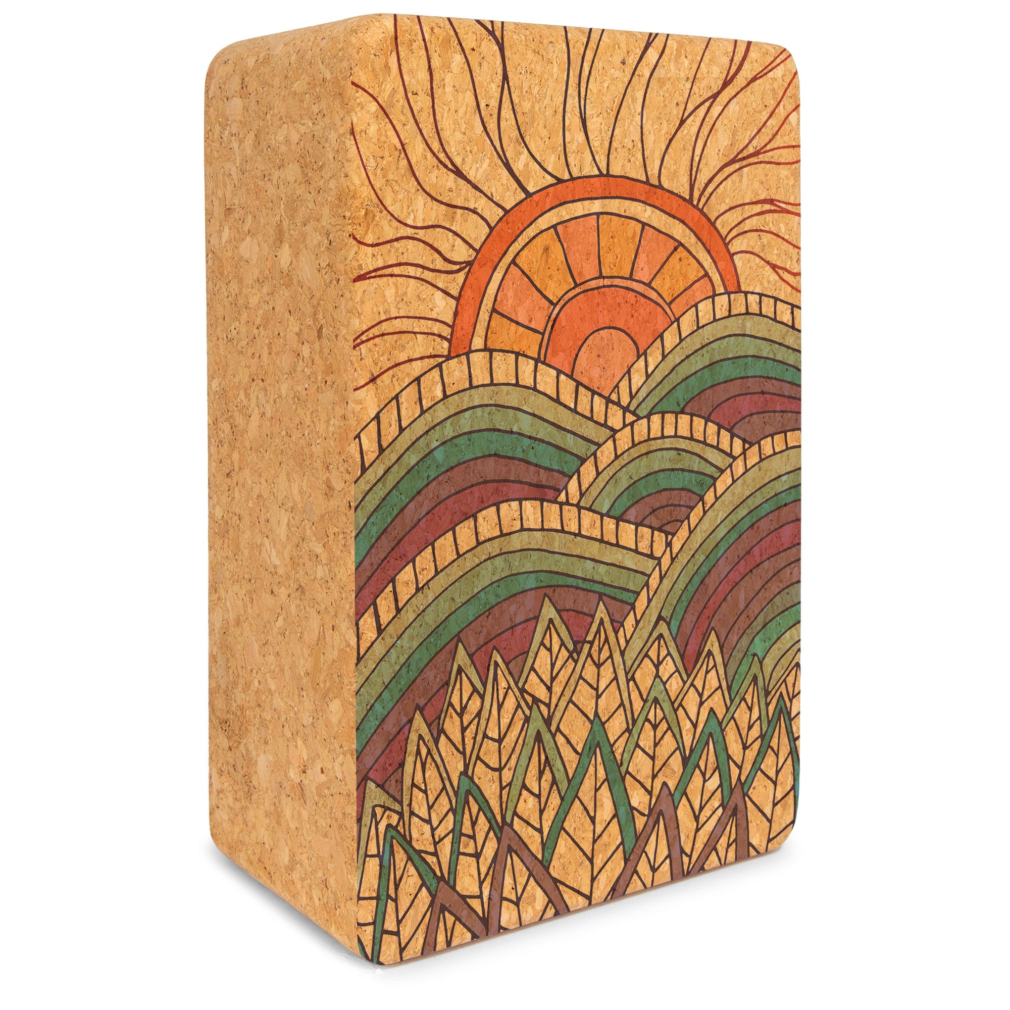 Mountain Magic Cork Yoga Block - Yoloha Yoga